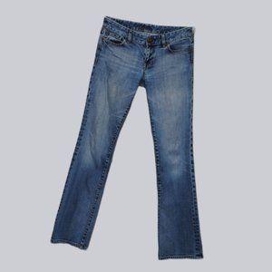 Original 90's Express Bootcut Denim Jeans 6L with Fantastic Denim Patina #55285